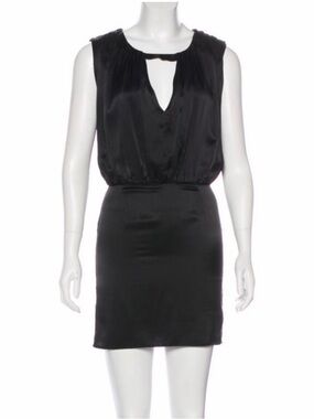 OPENING CEREMONY Open-Back Silk Mini Dress